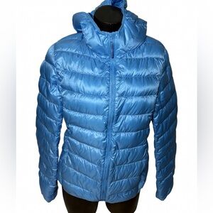 Uniqlo Women's Light Blue Down Quilted Packable Puffer Jacket